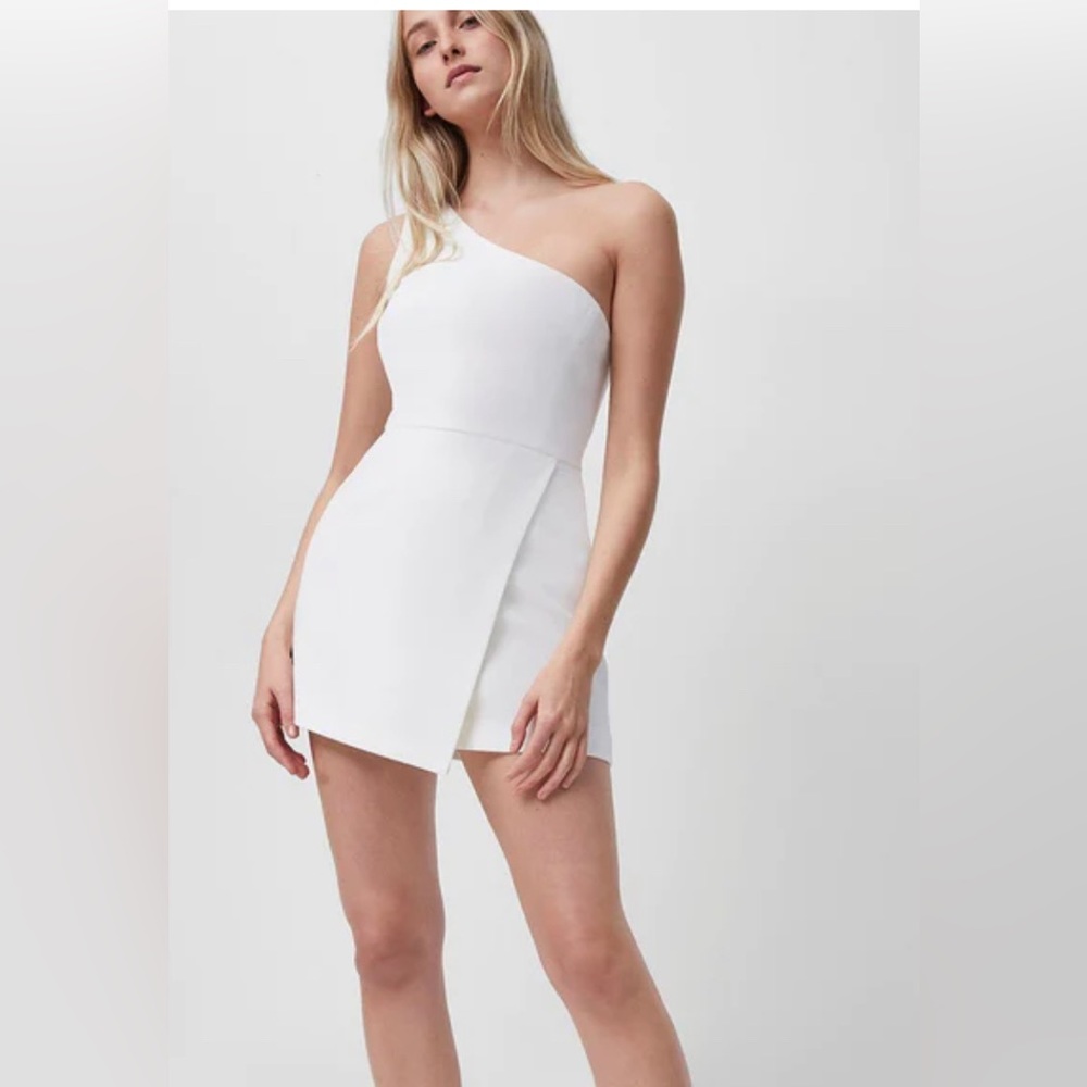White one shoulder dress